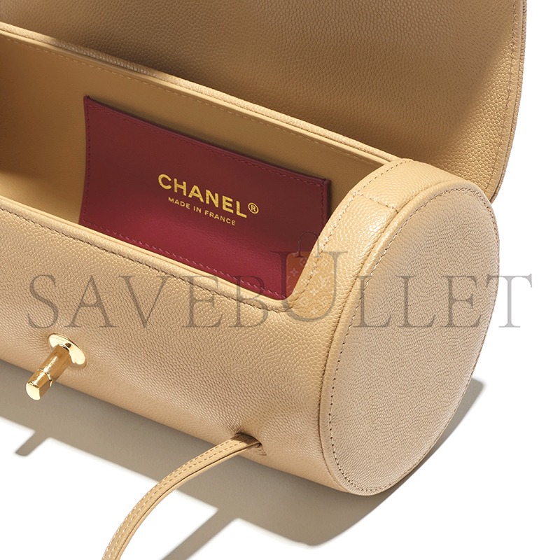 CHANEL SMALL BOWLING BAG AS6143 (20.5*10*10cm)